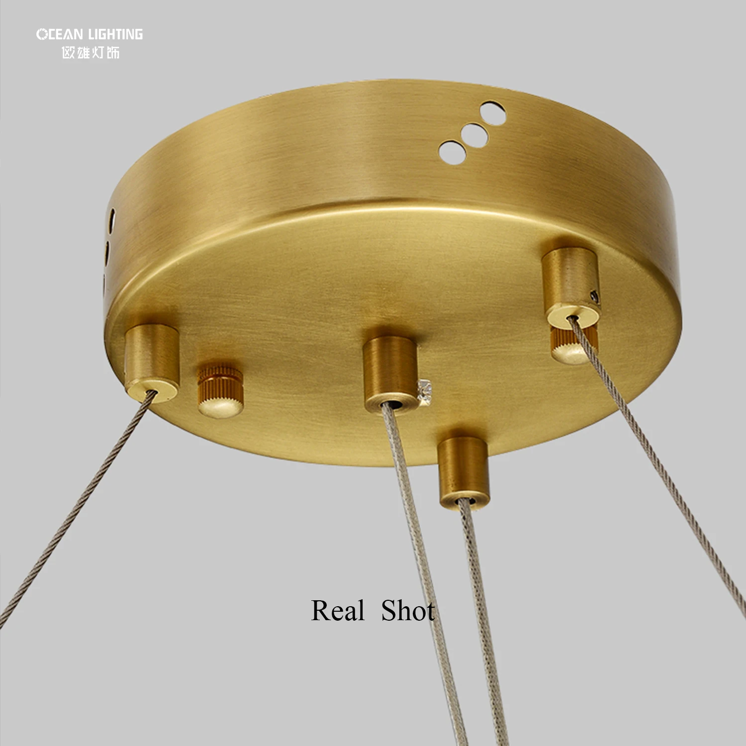 Factory Direct WholeSale Hotel Lobby LED Circle Pendant Light Contemporary Luxury Crystal Chandelier