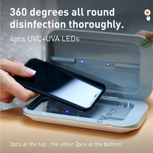 Top Sale Disinfection Box Smart Phone Accessory Mobile Sanitizer UV Sterilizer