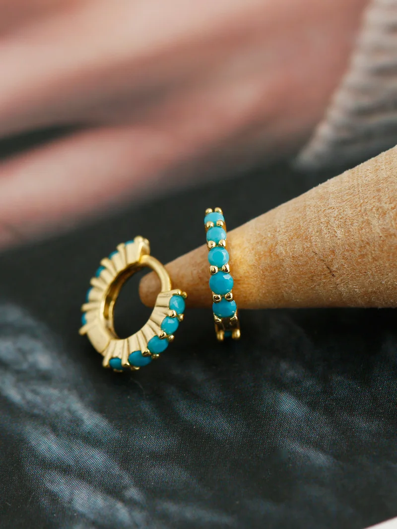 
joyeria oro laminado sterling silver hoop earrings gold filled circle earring multi stone earrings silver 925 