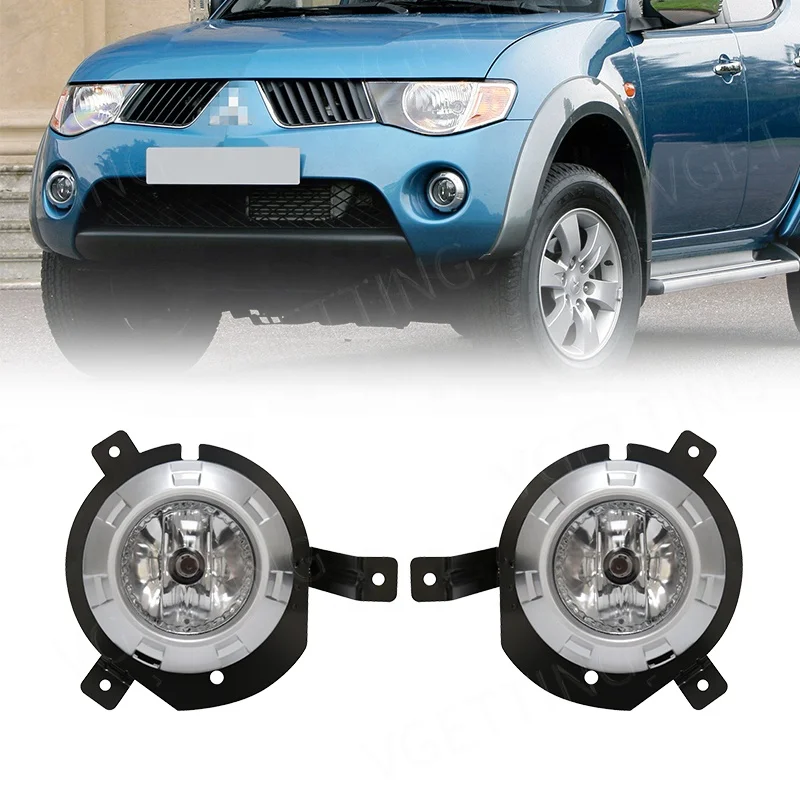Fog Light Halogen 12V Front Bumper Driving Lamp For Mitsubishi Triton L200 2006 2007 2008 Car Accessories