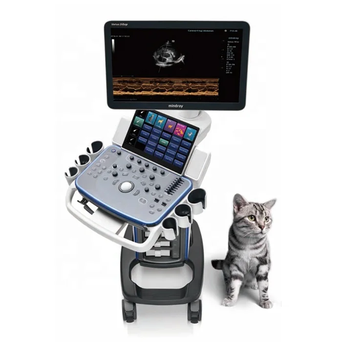 Mindray Veterinary Diagnostic Ultrasound System Vetus 5 Exp Veterinary Diagnostic Imaging Color Doppler Machine