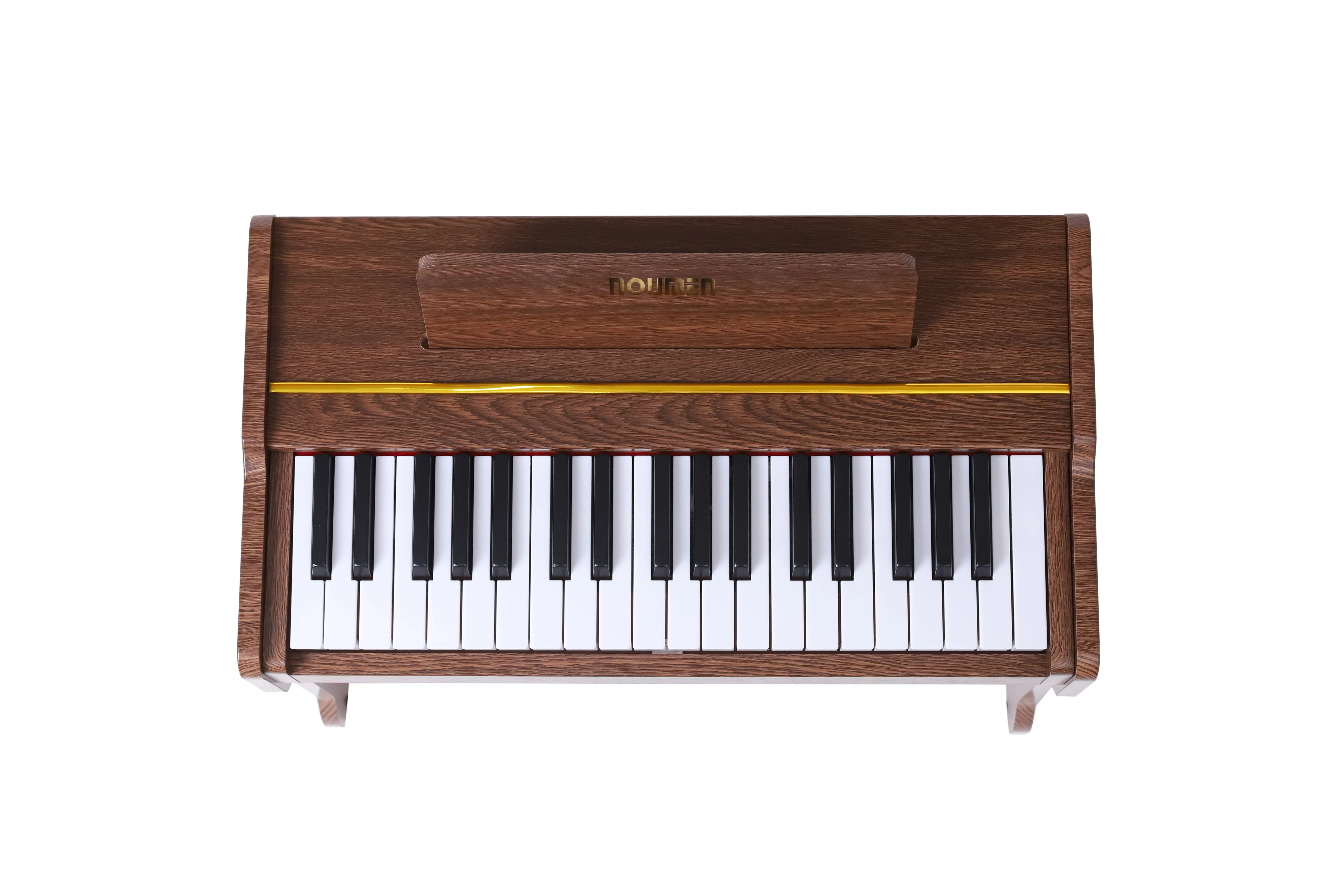 New style Walnut 37 Keys Wooden Piano Design gift to Kids cute piano toy electronic organ