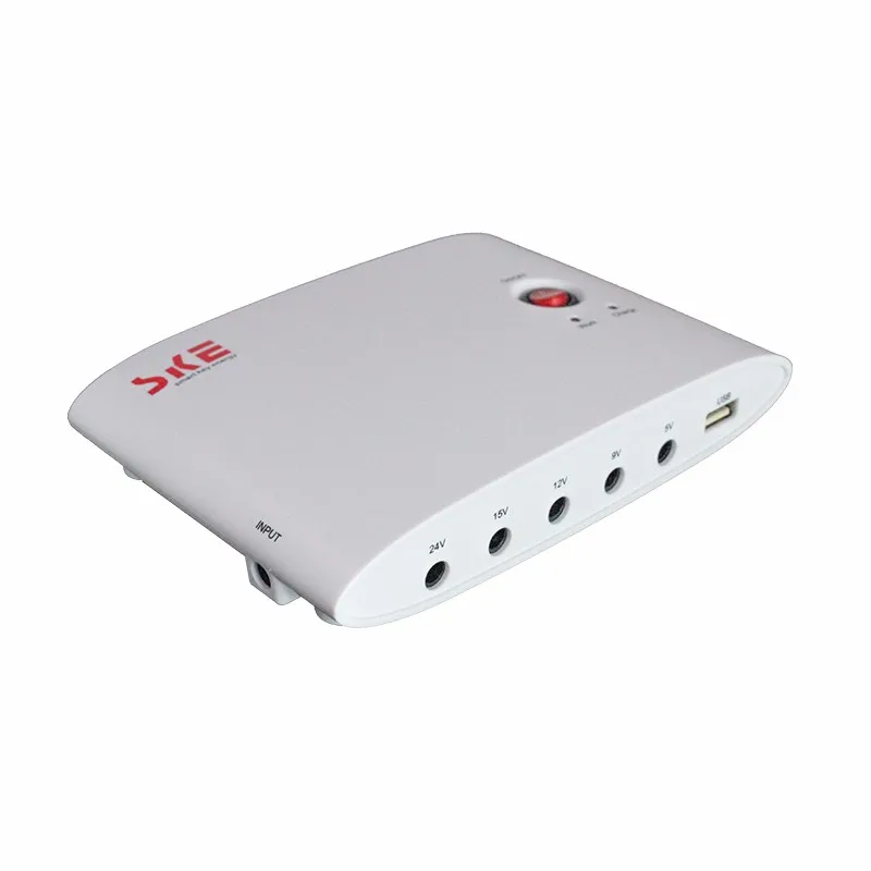 SKE SK313T DC MINI UPS 9V 12V 15V 24V WIFI ROUTER UPS FOR network equipment