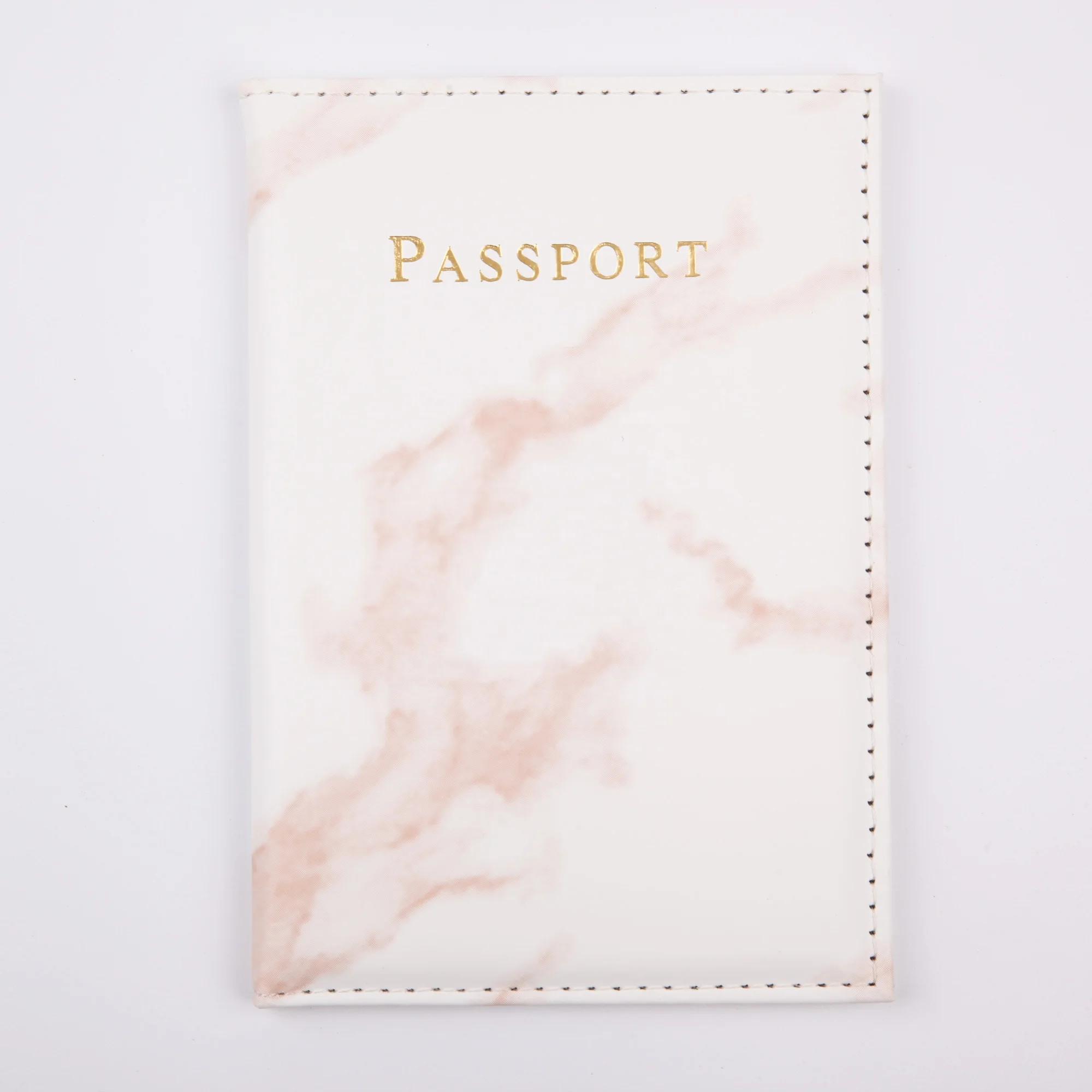 Factory Custom and Wholesale 2023 new arrivals Marble Style PU Leather DIY Travel Leather Cover Holder Passport Case