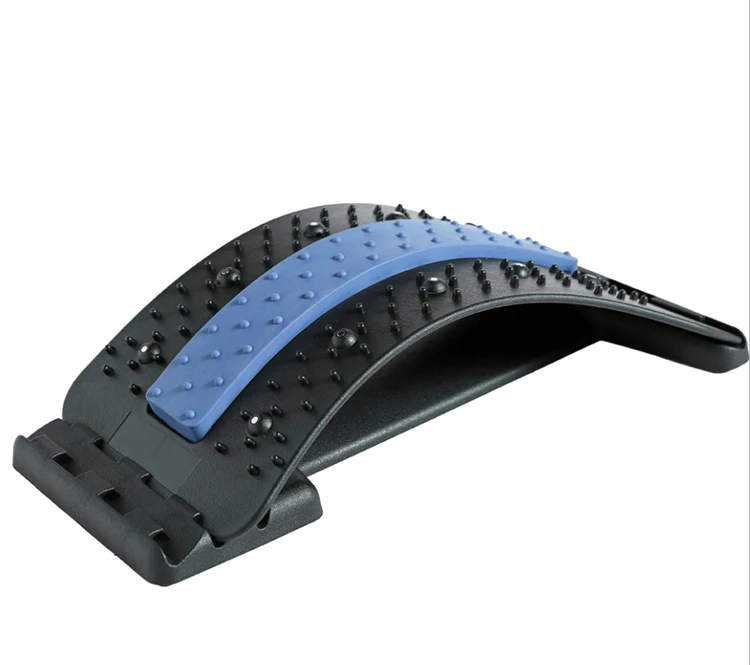 with Magnetic Acupressure Points Cotton Strip Pain Relief Massager Lumbar Stretching Support Device Back Stretcher