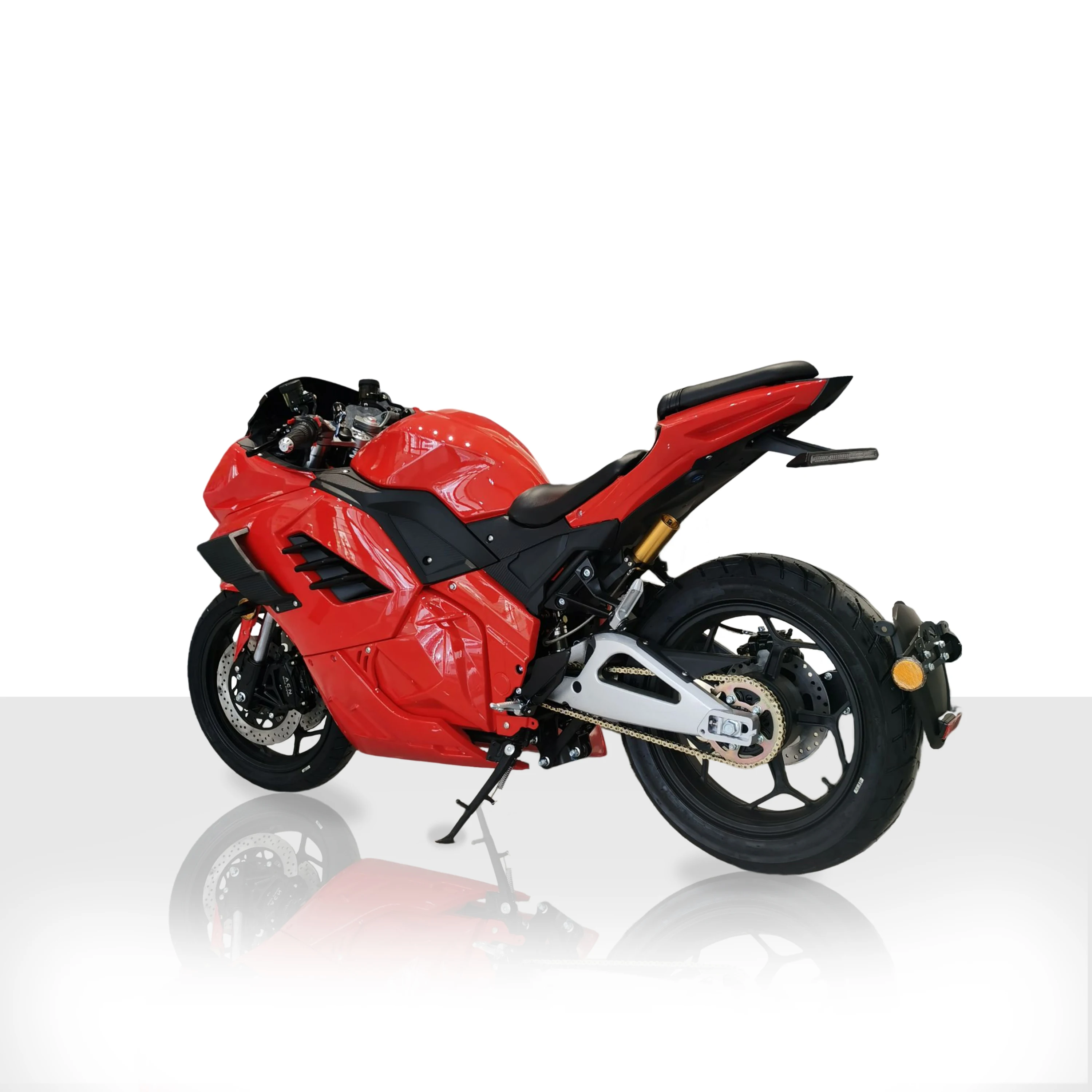 Central Motor 4000W Chain Moto Power Drive 140km/h Top Speed Electric Motorcycle
