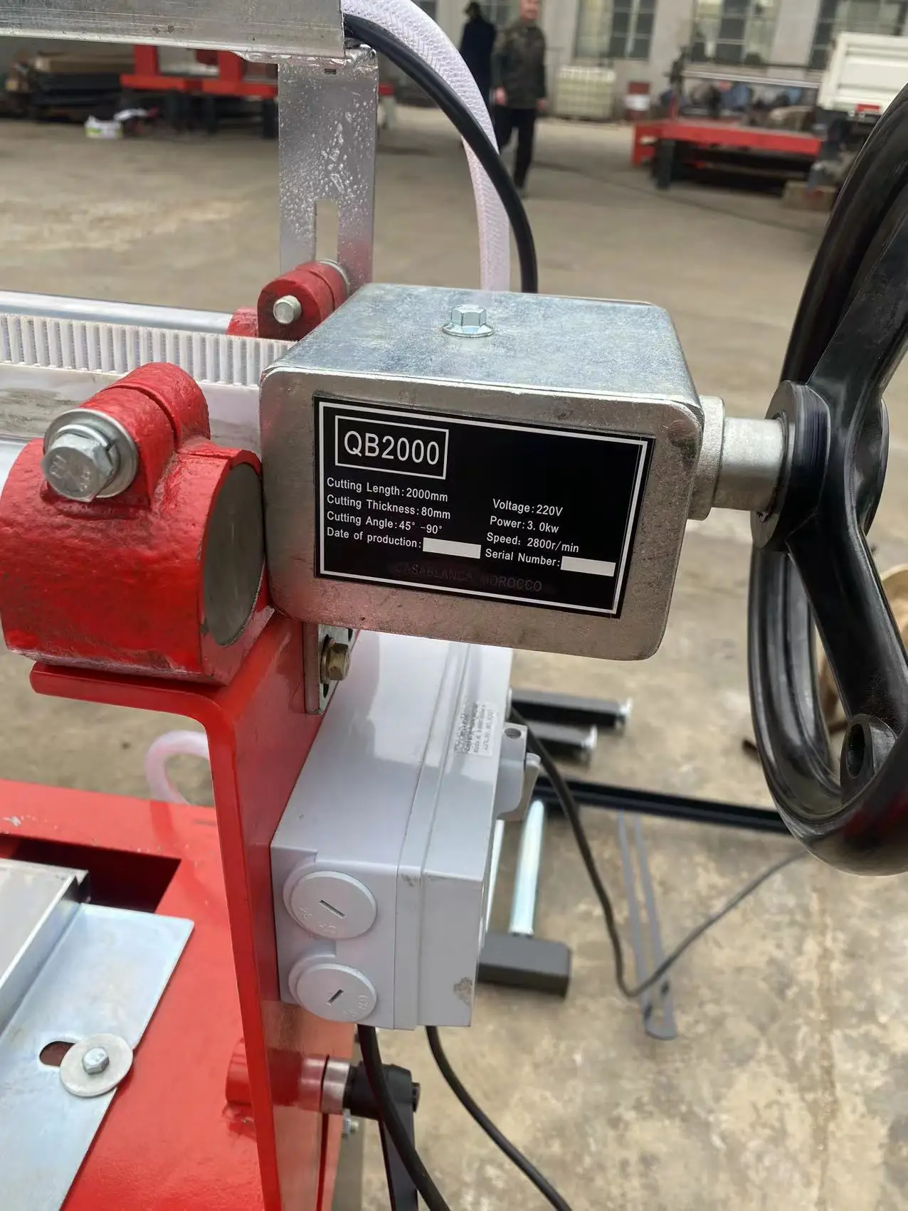 mini water jet marble stone tile marble granite cutting machine QB2000