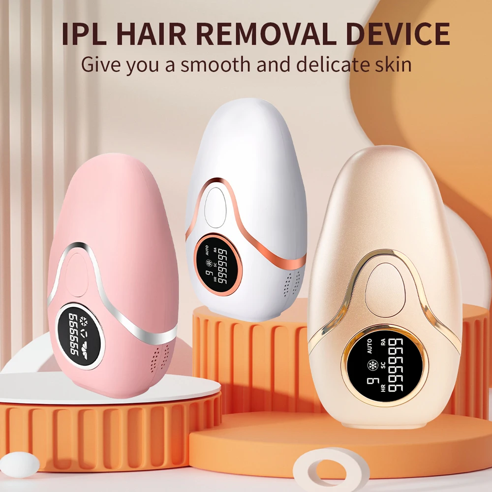 Portable IPL Machine for Home Use Intense Pulsed Light Skin Rejuvenation Hair Removal Electric Power Supply Epliator Ice Cooling
