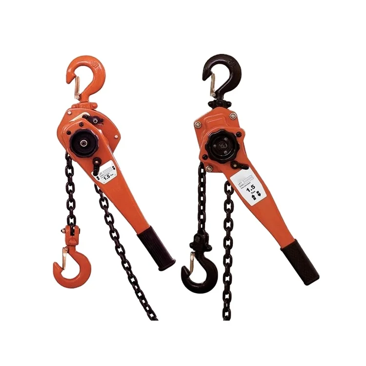 China Factory Supply 1ton 2ton 3ton 5 Ton Hand Chain Pulley Lever Chain Block Hand Lever Chain Hoist