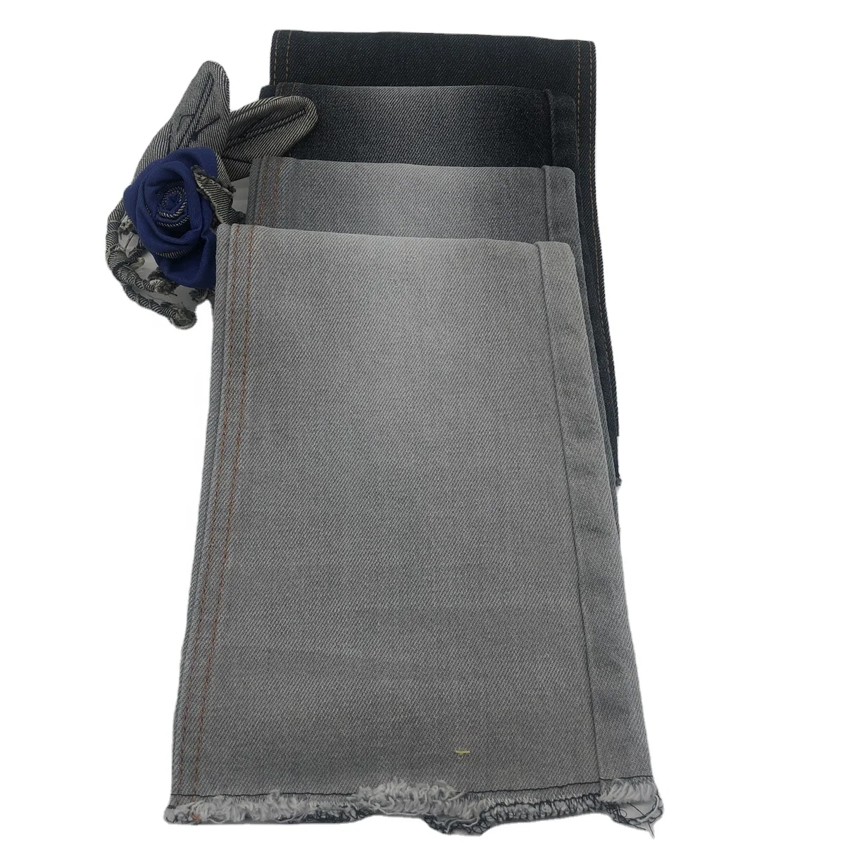 
13 унций Тяжелая Серно-черная хлопковая джинсовая ткань для мужчин и женщин джинсовая рубашка куртка 