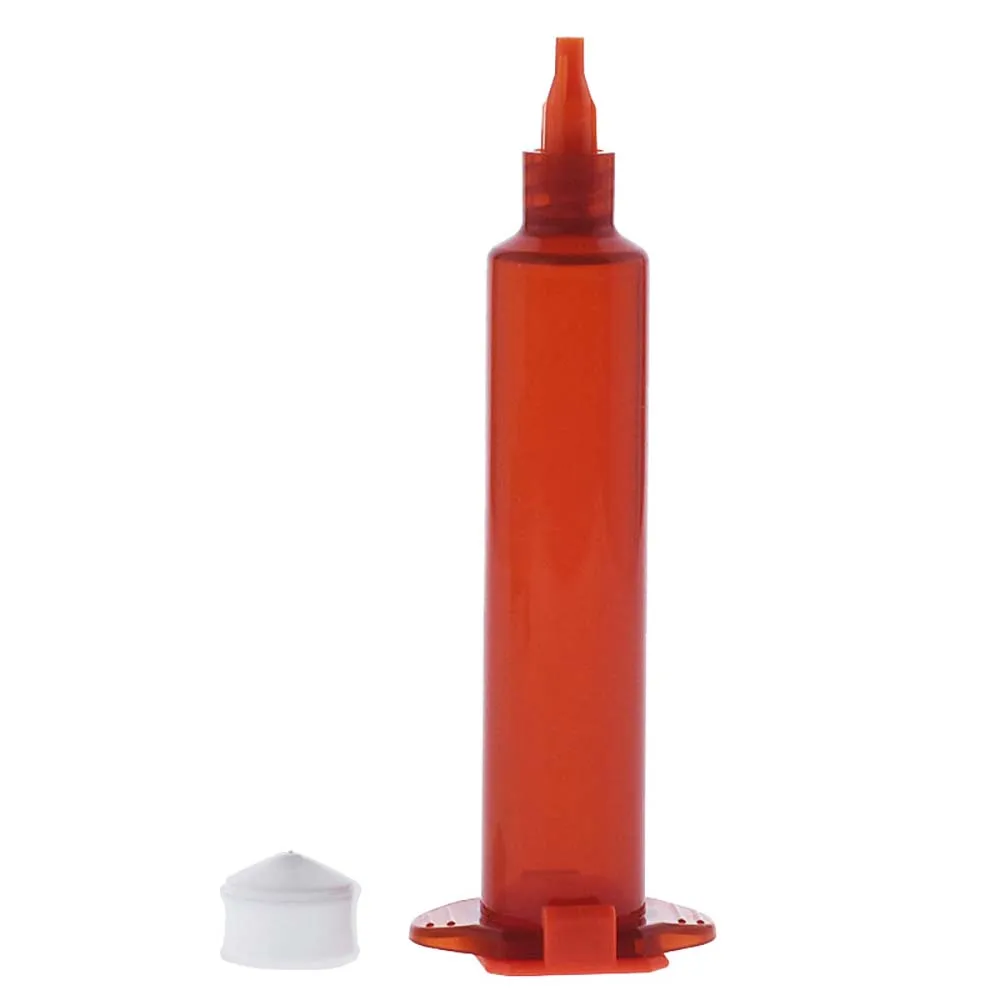 10cc Disposable Amber Glue Syringe/UV Dispensing Barrels/Adhesive Syringe Bucket