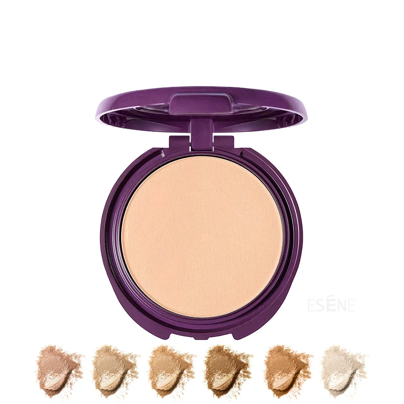 Esene  F-P22 private label silky waterproof oil control brighten pressed setting powder foundation palette face cosmetics