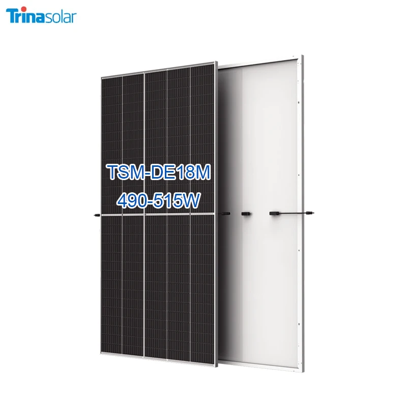 Trina TSM-DE18M(II) 485W 490W 495W 500W 505W 510W 515W with Multi-busbar technology PV solar system panels