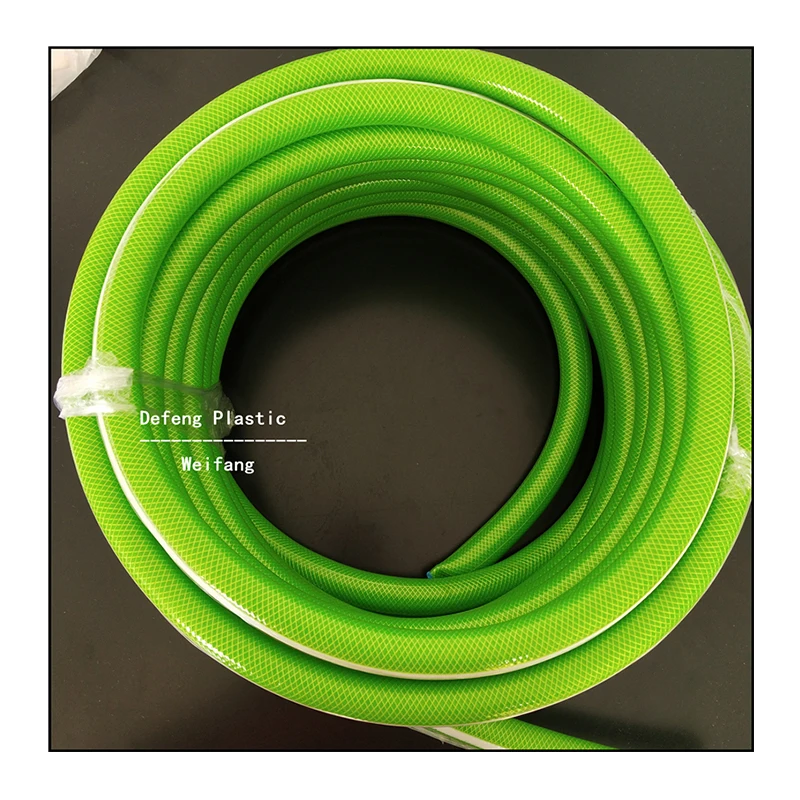 PVC Flexible Spring Braided Vinyl Tubing Reinforced Water Garden Irrigation Pipe Hose