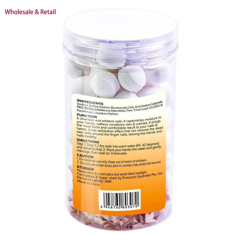 High Quality Nail Care Manicure Soaking Tablets For Nail Spa Salon 250g