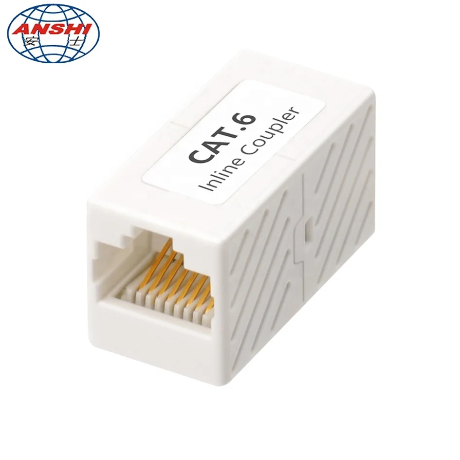 Female to Female RJ45 8P8C Keystone Jack CAT6 UTP Inline Coupler