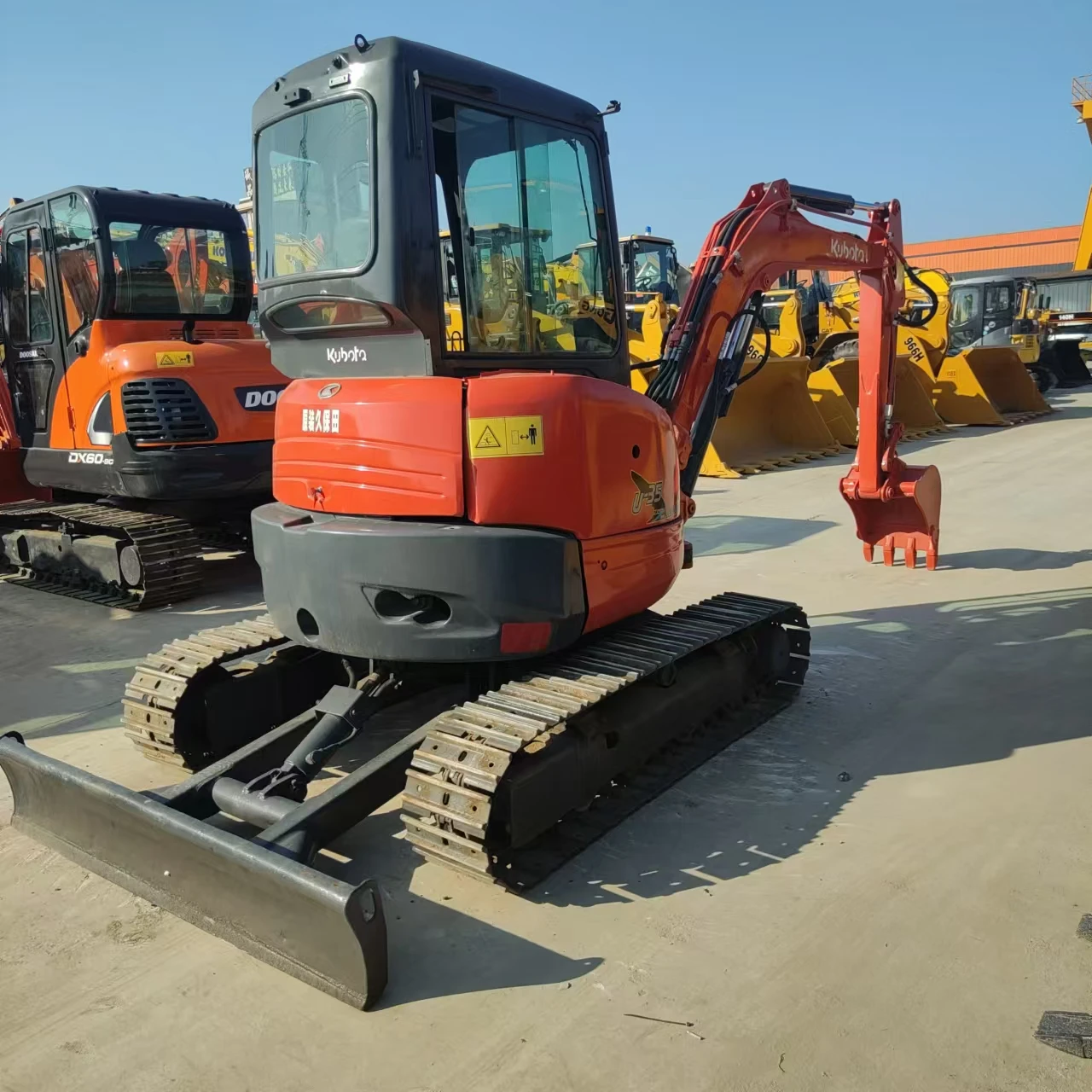 Original Kubota U55 U35 Used Excavator Machine Second Small Excavators