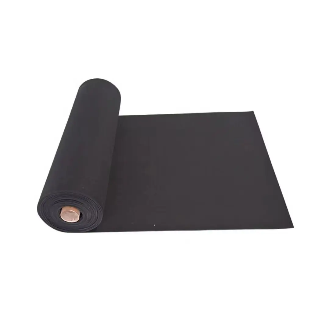 Factory Direct Anti-Slip 4mm Yoga Mat Custom Design Gym Floor Rubber Mat Protective Flooring Supply