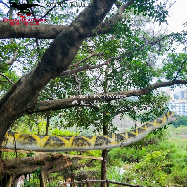 Latest Animatronics Model Realistic Rubber Snakes Animal