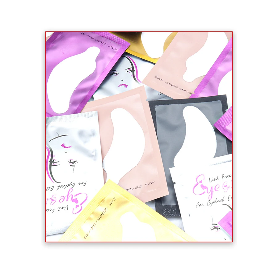 Factory Direct Eyelash Extension Under Eye Pad BananaShape Eyelash Patch Individual Package Waterproof Dustproof Under Eye Patch