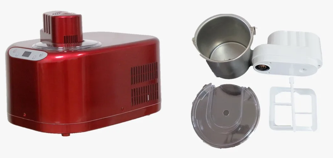 ICM-25A 1.5L homemade ice cream maker with compressor cooling