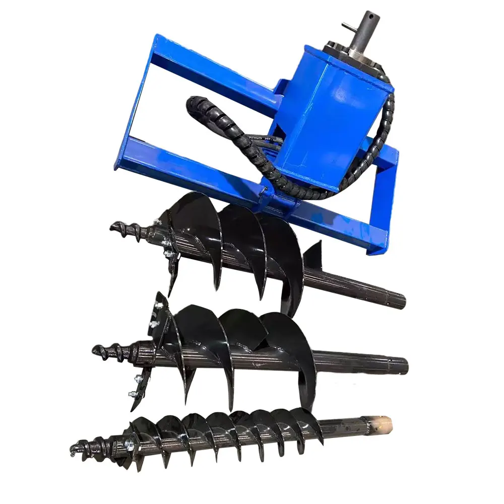 Professional Manufacturers Direct Selling Ground Post Hole Digger Machine Earth Auger Bit with Drill