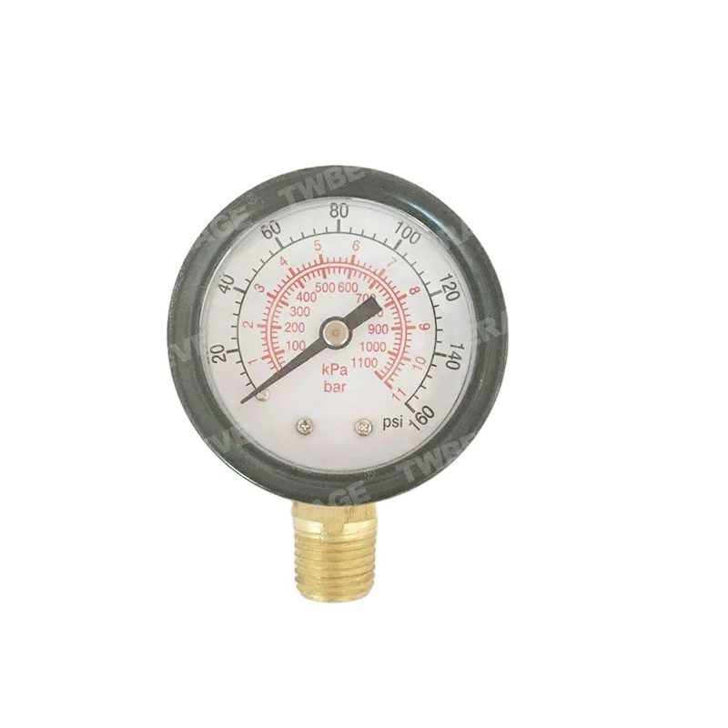 Сменный Манометр высокого давления CO2 0-160 PSI 1/4 дюйма NPT RH