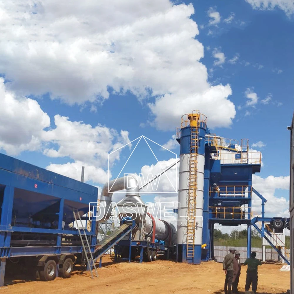 Асфальт горячий смешанный завод мобильный мини асфальтовый для смешивания битума