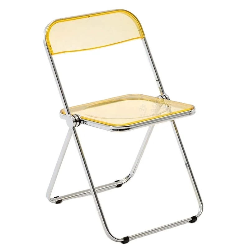 Hot Sale China Furniture Dinner Clear Acrylic Folding Chairs Banquet Acrylic Chair folding modern dining training chair