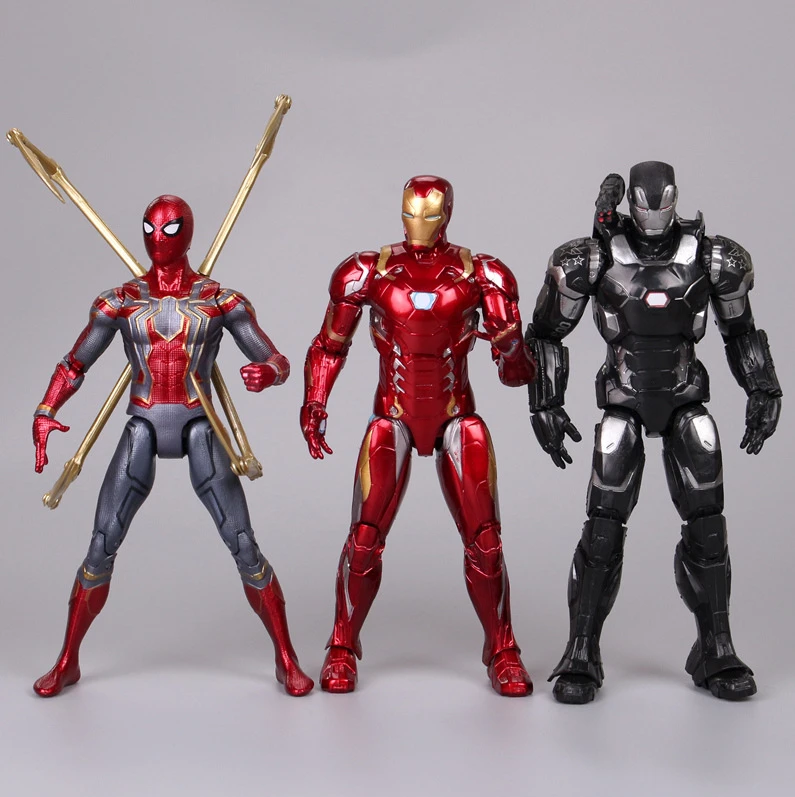 Spider Man Action Figures Movie & Tv Spiderman Pvc Toys