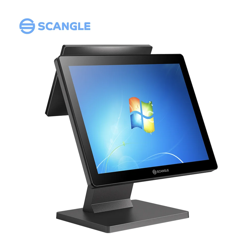Wancangle совместимый дизайн 15 дюймов Windows/Android POS терминал система с быстрым обслуживанием и предложение по низкой цене