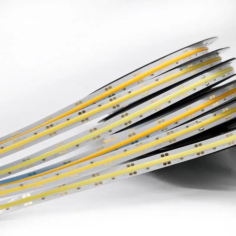 5M 12v 24v 320LEDs/m 2700K/3000K/4000K/6000K White COB Led Strip use for  USB Dimmer Controller