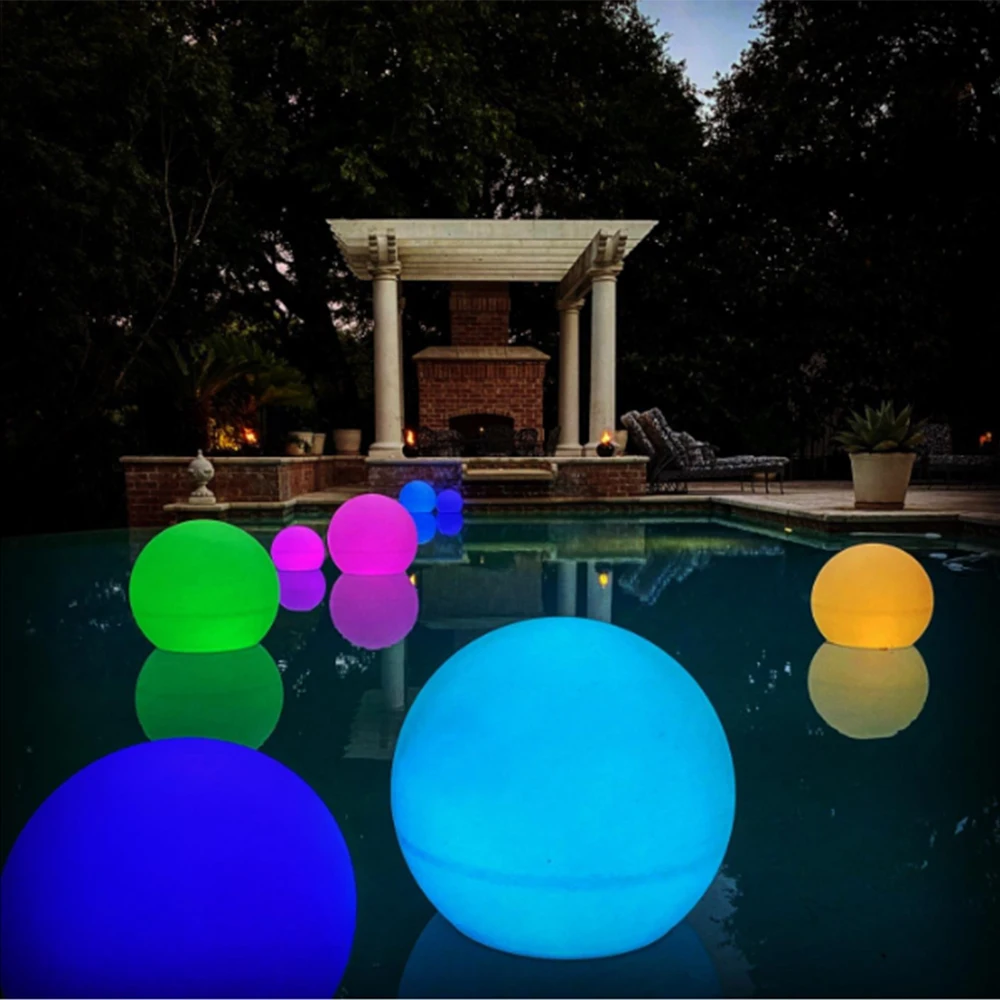 30Cm Led Table Decorative Lamp Wireless Rechargeable Led Ball Light Dc5V Led Garden Street Ball Lamp Lawn Light Pendant Light