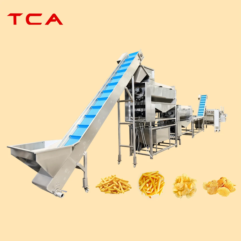 XDX Fully Automatic Frozen Potato French Fries Production Line/French Fries Making Machine/ Potato Chips Making Machine