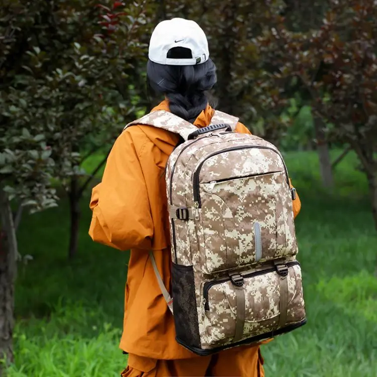 China wholesale custom khaki green waterproof oxford tactical range backpack wear-resistant dragon egg back pack bag for outdoor