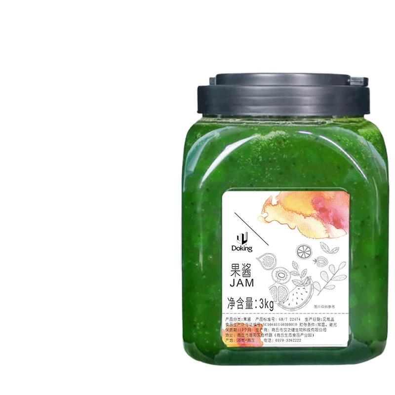 Китайский производитель Doking, 13 ароматов, фруктовое варенье, киви, фруктовый варенье для Пузырькового чая, молочный чай, десерты, испечь