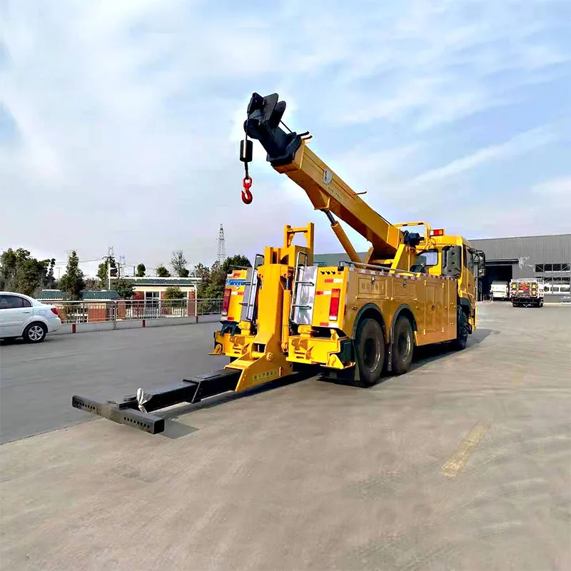 High Quality Heavy Duty Wrecker Trucks Crane 20 Tons Road Recovery Tow Trucks Wreckers For Sale