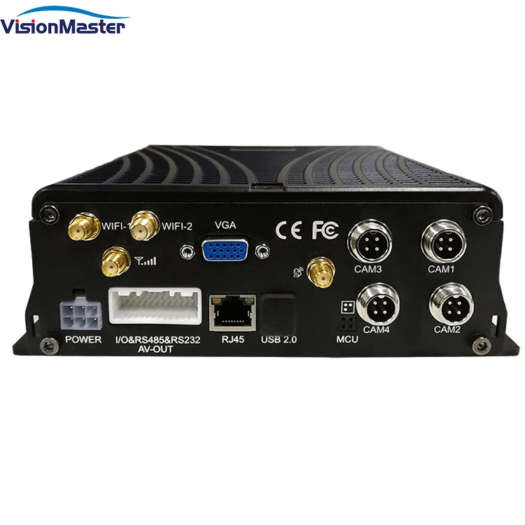 4 Channel Car Dvr 4ch MDVR Mobile Video Recorder Vehicle Dvr Car Security Camera System Video Register Automobile DVR Camara Kit