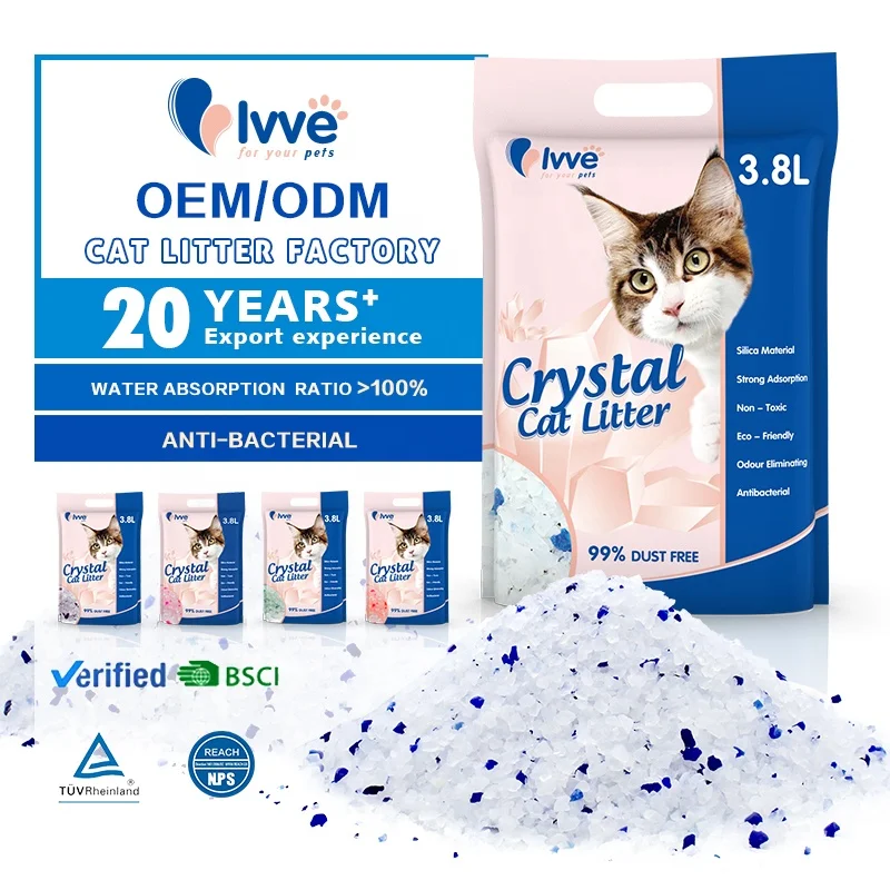 Wholesale new products Cat litter supplier fresh super absorbent silica gel cat litter for wholesale