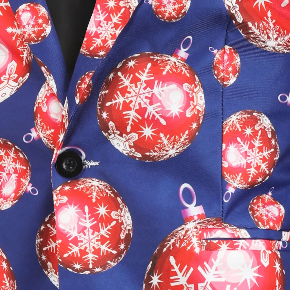 funny design new custom mens christmas modern suits for 3 piece slim fit