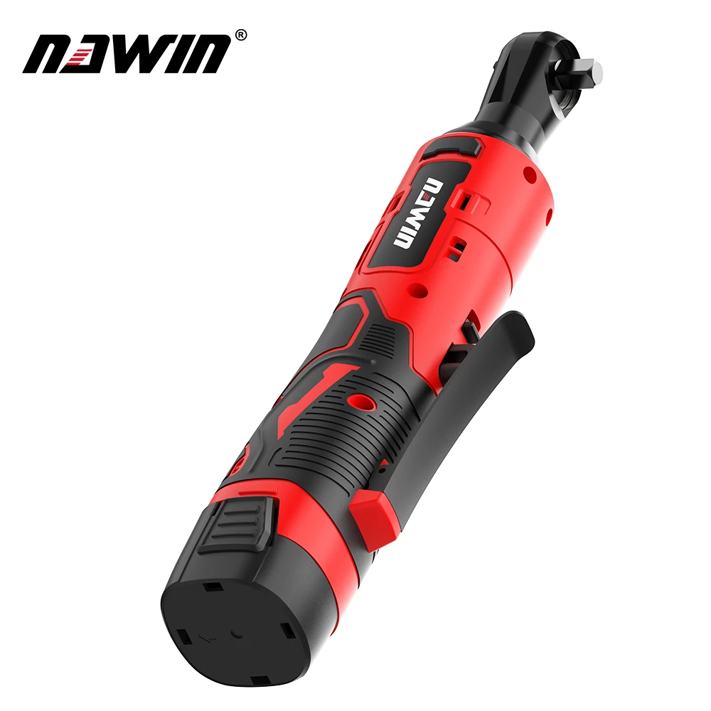 Беспроводной Электрический гаечный ключ с храповым механизмом, 3/8 дюйма, 90 градусов