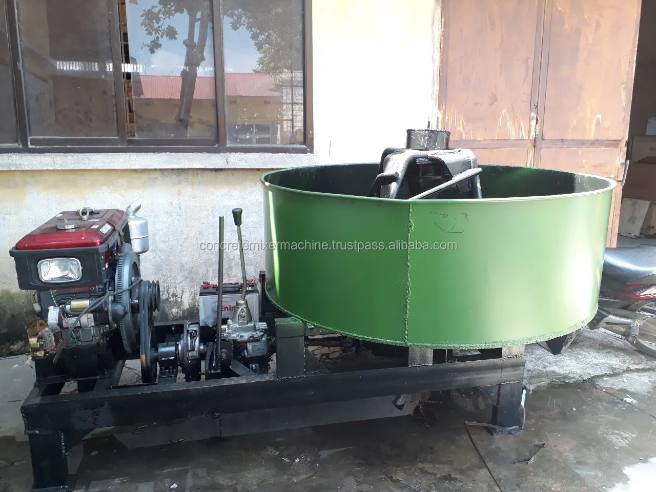 Whatsapp +84986455293 Pan concrete mixer 250L capacity origin from Lachong