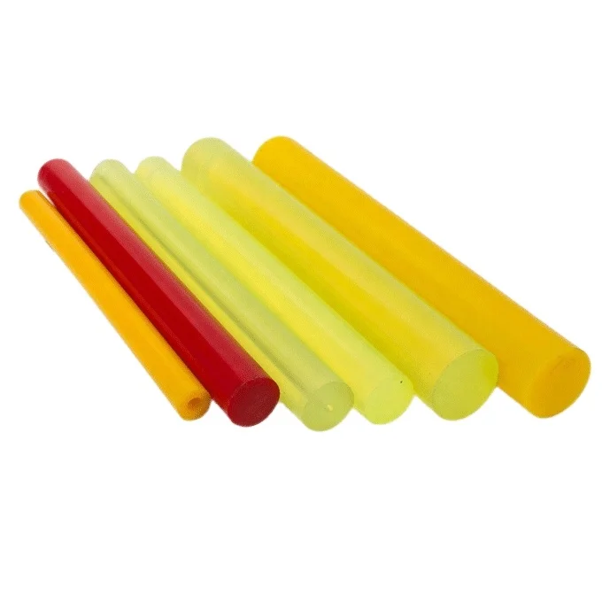Pu Rods Bar Round Plastic Urethane Solid Rubber Custom Casting Hollow 20MM Tube Hard Polyurethane Rod
