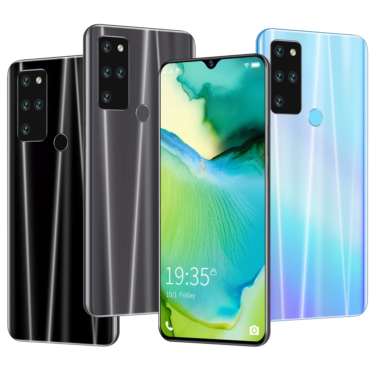  Прямая Заводская поставка хороший дизайн экран 6 3 дюйма Waterdrop S21 телефон Android бесплатная доставка две Sim-карты