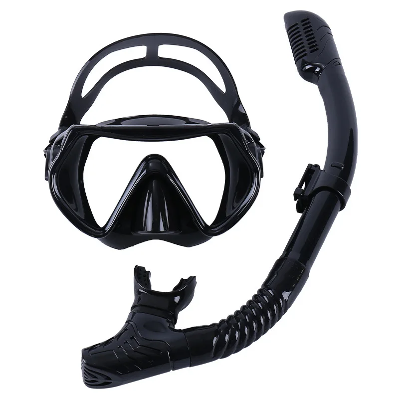 Custom scuba underwater diving mask set hot sale snorkel mask set scuba diving gear scuba cheap mask and snorkel 2pcs set
