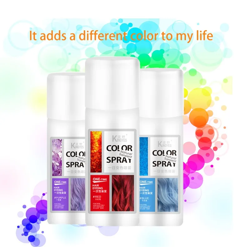 Newest Temporary Gray Cover Washable Hair Color Root Touch-up Spray root touch up hair color spray gray cover