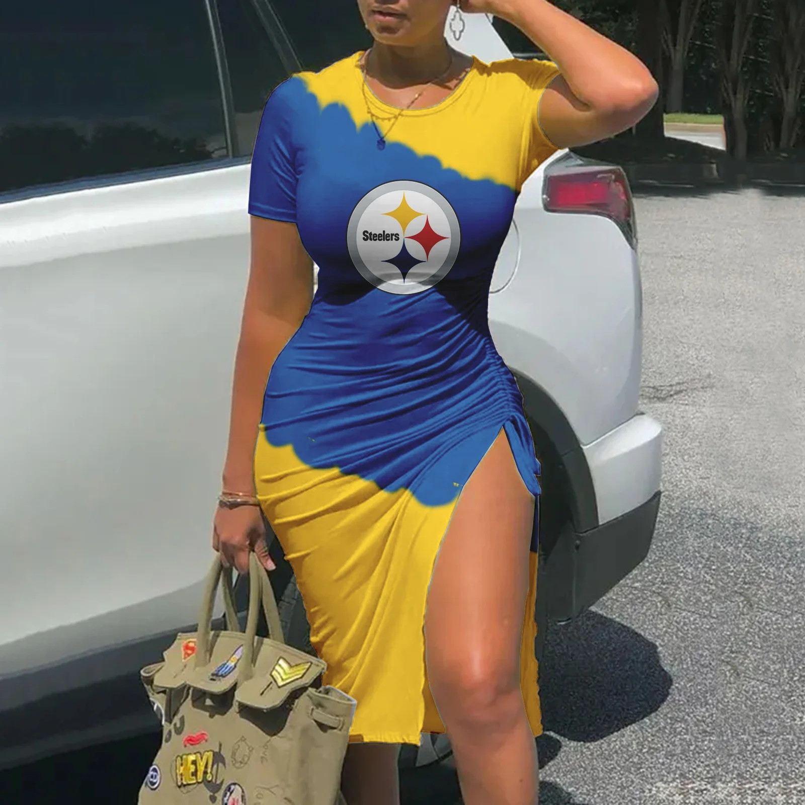 2024 football jersey dresses for women fashion rugby dress trendy football dress