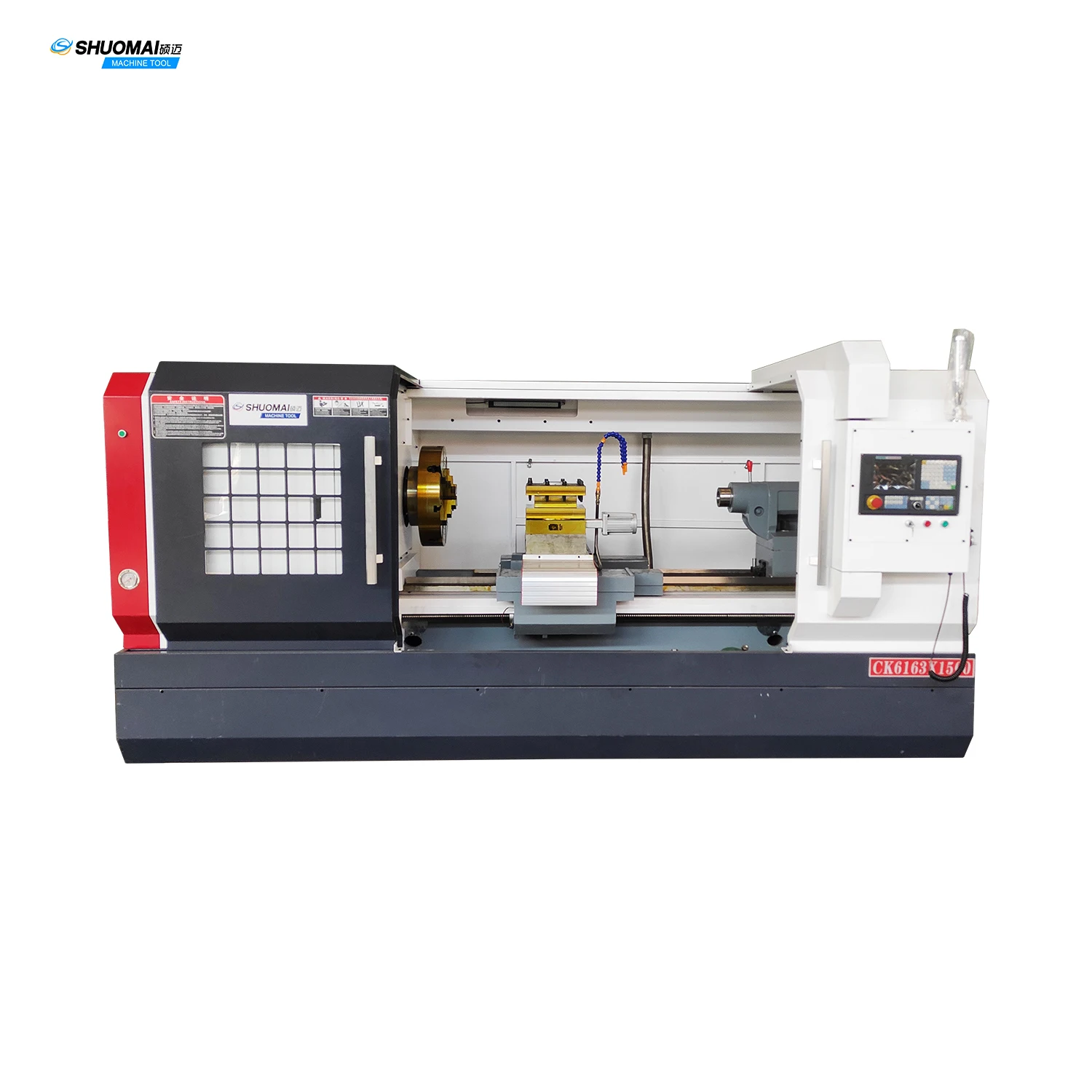 China hot sale high quality CNC metal cutting lathe CK6163X1500mm good price