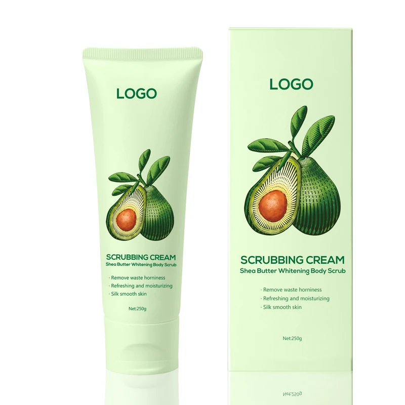 OEM/ODM wholesale  body scrub  Chicken skin, exfoliation  Shea Butter extract  Olive Oil Body Milk