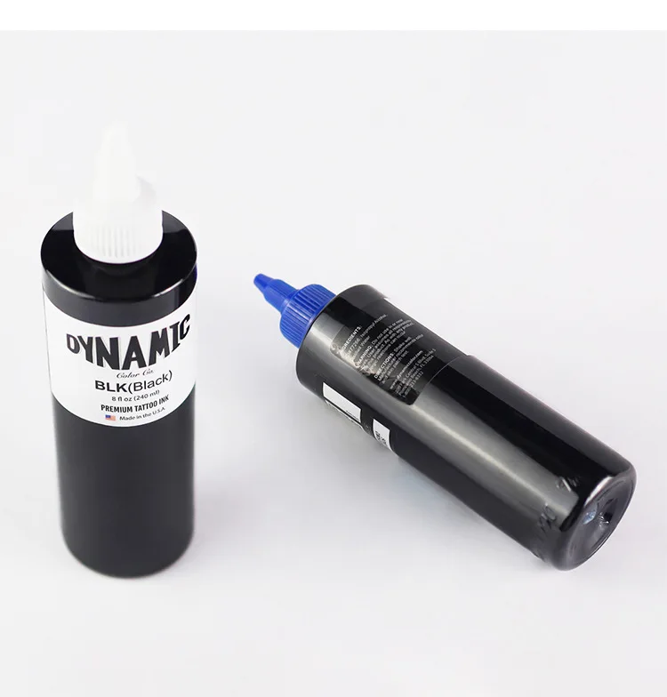 Private Label Logo triple black Body Art 240ML/Bottle tattoo ink Pigment Tattooing Ink for Body Tattoo